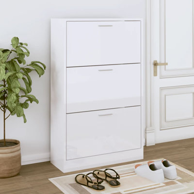 9 Pair Flip Down Shoe Storage