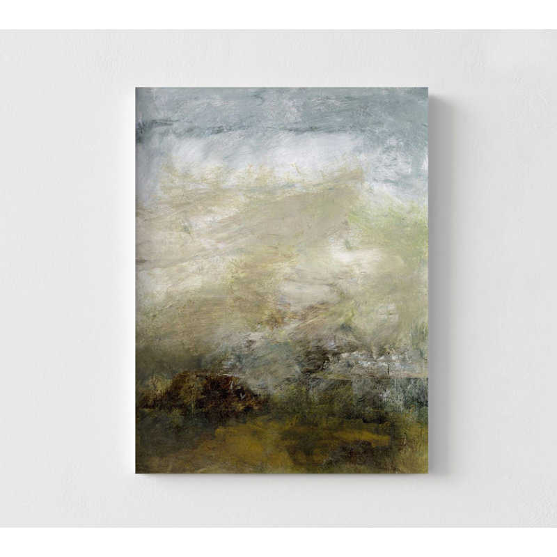 Reproduction de peinture abstraite de paysage, reproduction abstraite encadrée, art mural très grand, reproduction d'art encadrée, art mural surdimensionné