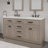 Elianna 60'' Double Bathroom Vanity with Marble Top-1949991661