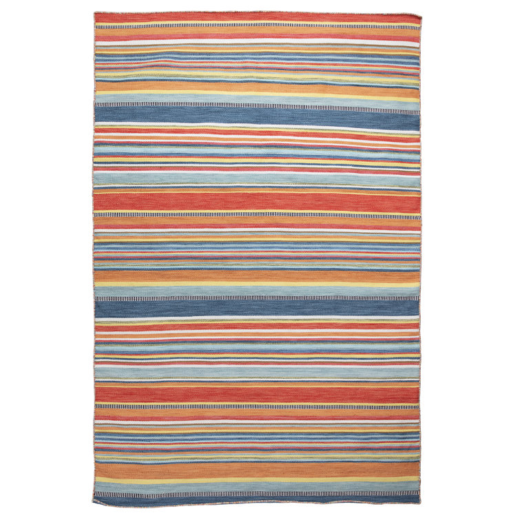 Newsome Striped Indoor / Outdoor Rug