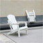 Chaise Adirondack pliante en PEHD avec porte-gobelet double Chaise Adirondack en composite avec texture bois-1966572491