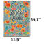 Tapis floral La Vita è Bella