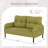 UNITED WE WIN Corduroy Fabric, Comfortable Monochrome Double Sofa, Suitable For Living Rooms And Bedrooms-117067756