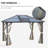 Hardtop Gazebo Canopy with Polycarbonate Roof, Top Vent and Aluminum Frame, Permanent Pavilion Outdoor Gazebo with Netting, for Patio, Garden, Backyard, Deck, Lawn