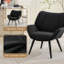 Fauteuil d'appoint, canapé simple à accoudoirs rembourrés-142844409