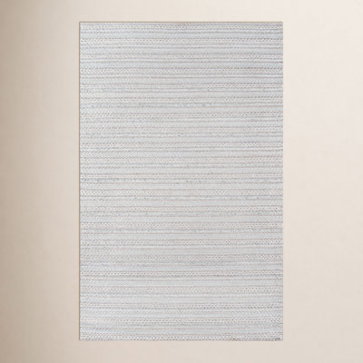 Kells Handmade Light Gray/Cream/Light Blue Rug