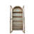 Natural Brown Contemporary Solid Mango Wood Cabinet