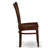 Groton Dining Room Chairs - Slat Back Wood Seat Chairs, Set of 2, Mahogany