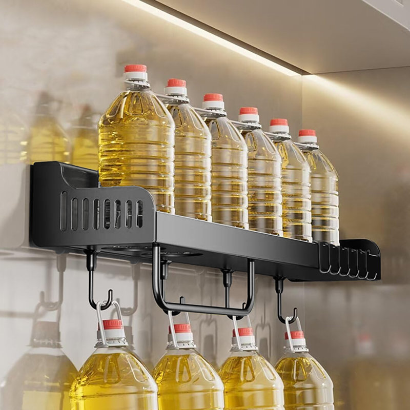 Wall Mounted Required Stainless Steel Spice Rack