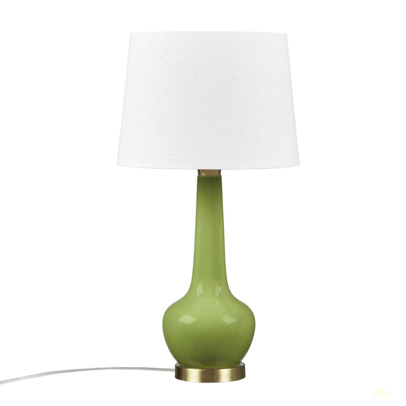 Lampe de table en céramique Genie, Vert