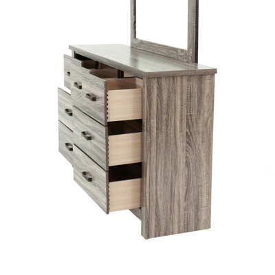 DRESSER en chêne gris