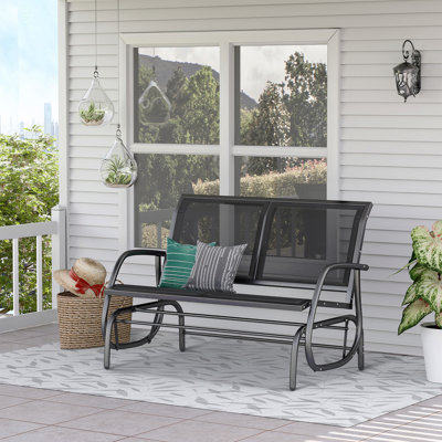 Banc oscillant pour 2 personnes Outsunny