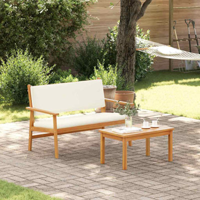 Solid Wood Outdoor Bench