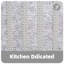 Dawon Solid Colour Polyester Non-Skid Kitchen Mat-88023113-88023114
