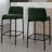 33.5'' H Counter Stool with Curved Back and Metal Frame (Set of 2)-284126002