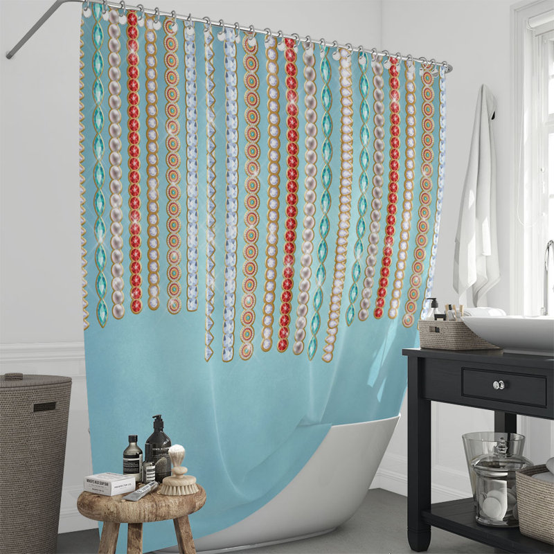 Rideau de douche simple, H 70 po x l 72 po
