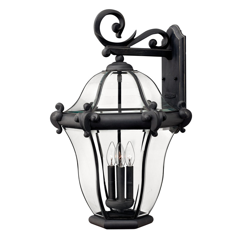 San Clemente 4-Light Outdoor Wall Lantern, Museum Black