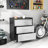 3 Drawer Heavy-Duty Metal Storage Cabinet With Wheels - For Garage, Office, Home Organization. Black/Gray. 29.83"W X 16.7"D 35.52"H. Steel. 360 Lockable . Generous Storage. Formaldehyde- Coating.