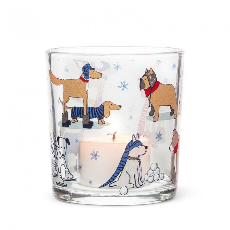 Porte-bougie votive Sports d'hiver