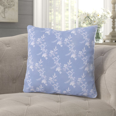 Grijalva Floral Background Throw Pillow