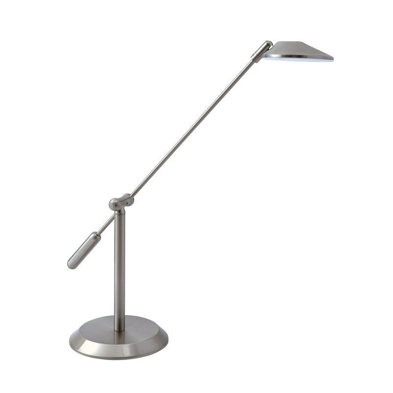 Lampe de bureau en métal SIRINO, Nickel satiné