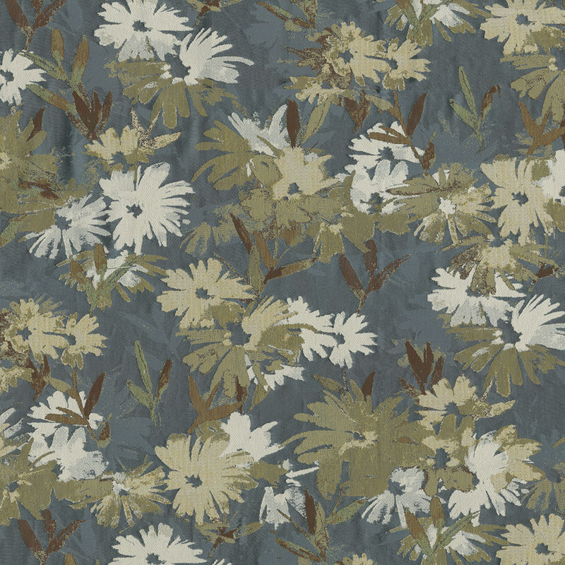 Tissu Olivia, Bleu