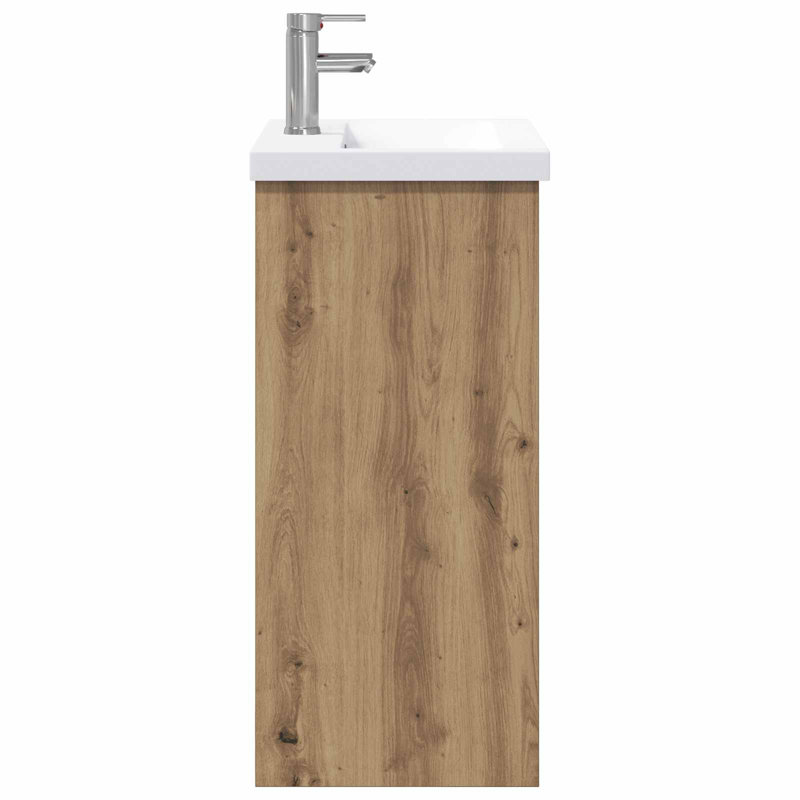 Vanity & Mirror Set, Artisan Oak