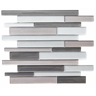 Rebel 14.63'' x 12.13'' Glass Brick Joint Mosaic Wall Tile
