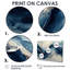 Encre bleue et grise, vagues de la rivière - peinture abstraite, art mural-1309967934-1309967904-1309967928