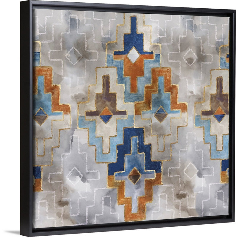 « Essence II » par Eva watts, reproduction d’art sur toile, Toile avec cadre noir, H 14 po x l 14 po x P 1,75 po