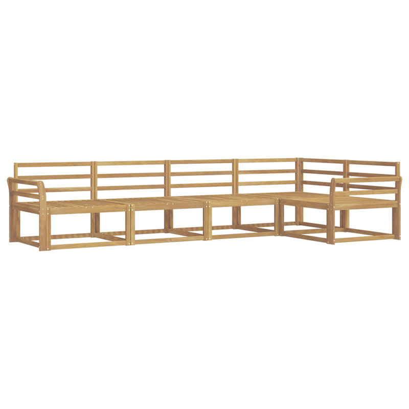 408cm Wide Patio Sectional Set, 5