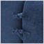 Canapé modulaire en L avec méridienne incurvée, canapé modulaire en chenille bleu marine, aucun assemblage requis, mousse à haute densité pour le salon-129098732