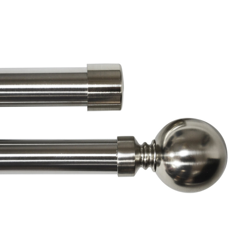 Tringle à rideaux double réglable Inderveer, l 24 - 48 po