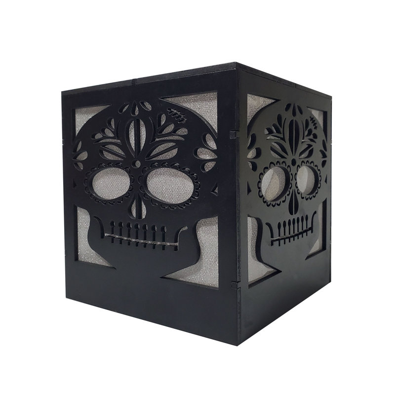 Battery Operated Colour Changing Sugar Skull Box