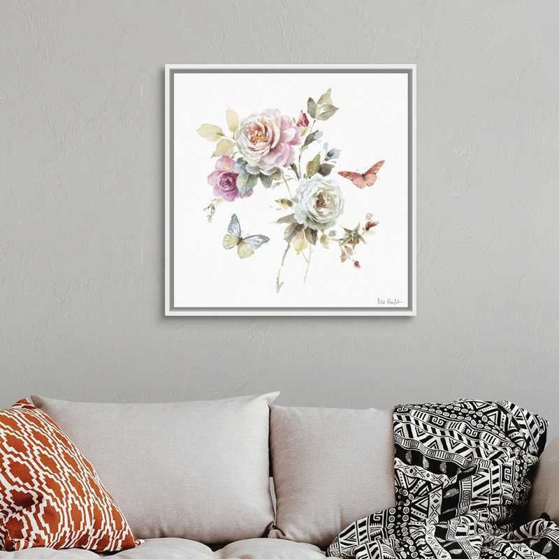«Beautiful Romance VII» par Audit Lisa - reproduction d'art sur toile, H 32 po x l 32 po x P 2 po, Toile blanche encadrée