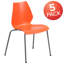 Chaises de vestibule empilables en plastique Oliverson-31020530
