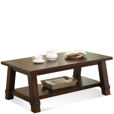 Tullly Solid Wood Top Single Coffee Table