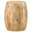 Tabouret tambour en bois de manguier massif Loon Peak®
