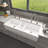 Cape 47.25'' L Triple Bowl Fireclay Kitchen Sink-100521765