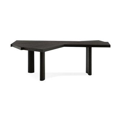 Creative black solid wood desk