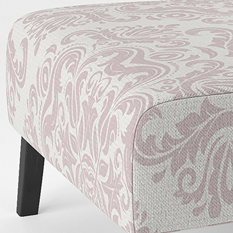 Fauteuil de chambre en velours crème