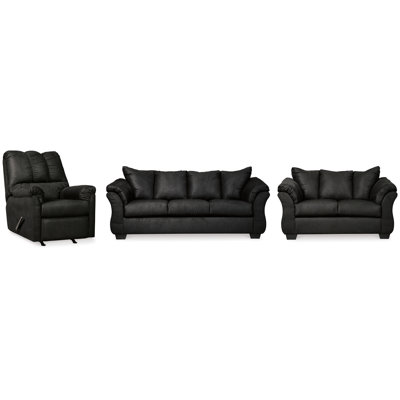 Canapé, causeuse et fauteuil inclinable Darcy