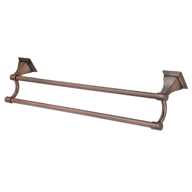 Kingston Brass Monarch Dual Towel Bar, Antique Copper