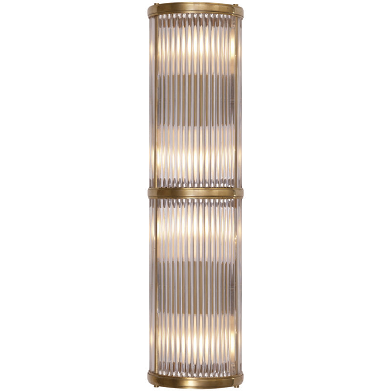 Ralph Lauren Allen Medium Linear Sconce, Natural Brass