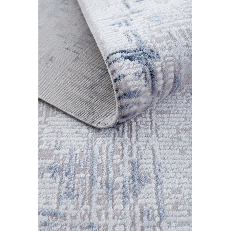 Dazmond Abstract Machine Made Indoor / Outdoor Area Rug, Runner 3'3" x 11'6"