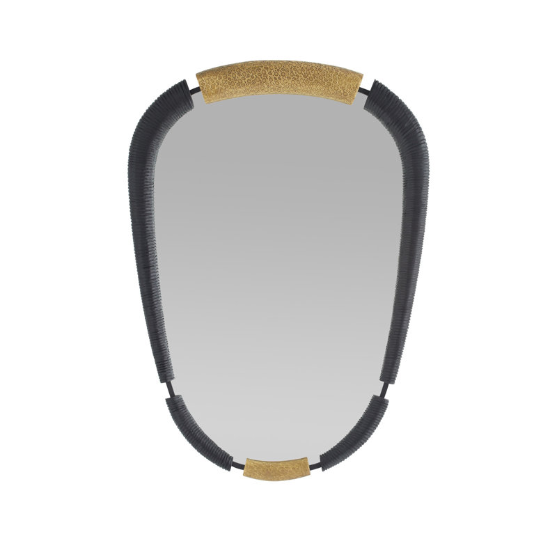 Hitchcock Novelty Solid Wood:Brass Mirror