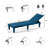 Nestl Waterproof, Lightweight, and Adjustable Outdoor Polyresin Chaise Lounge Chair Set-128015120-129759896