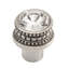 Caché medium round knob with an 18mm Swarovski Clear Crystalsin Antique Brass-746185187