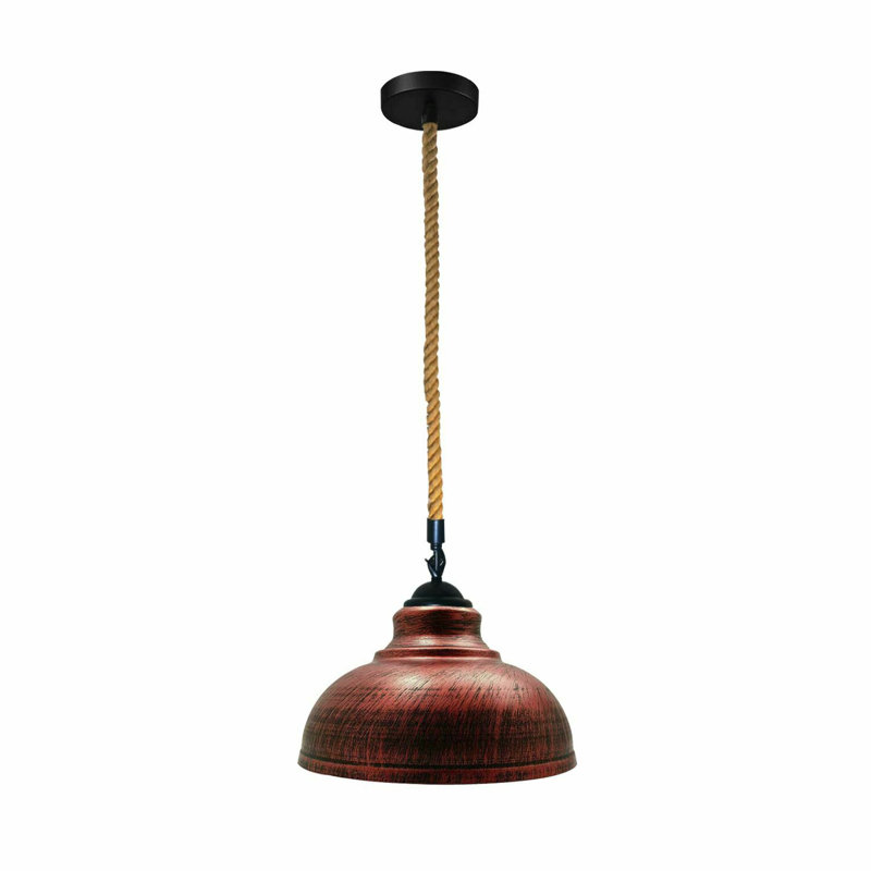 Monica 1 - Light Black Pendant, Yes, Rustic Red