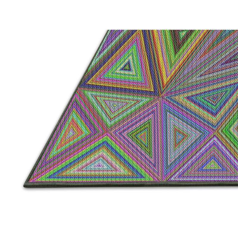 Pulliam Geometric Indoor Rug, Rectangle 6' x 9'